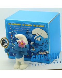 SM_RS_PSY Plastoy Vanity Smurf con Scatola Blu