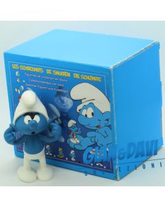 SM_RS_PSY Plastoy Earache Smurf con Scatola Blu