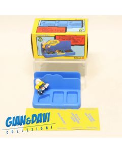 Smurfs Puffi Schlümpfe Schtroumpf Schleich Smurf Office 53103 in Box