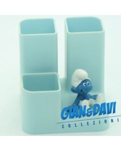 SM_ST_OS Porta Penne Triplo 20026 Azzurro