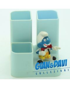 SM_ST_OS Porta Penne Triplo 20033 Azzurro