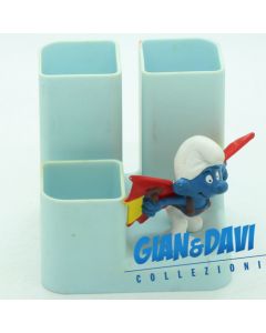 SM_ST_OS Porta Penne Triplo 20036 Azzurro