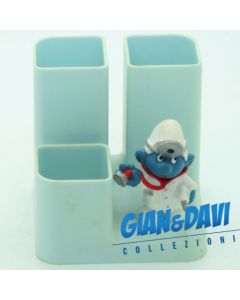 SM_ST_OS Porta Penne Triplo 20037 Azzurro