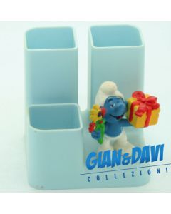 SM_ST_OS Porta Penne Triplo 20040 Azzurro