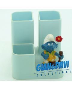 SM_ST_OS Porta Penne Triplo 20041 Azzurro