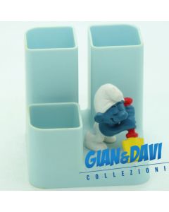 SM_ST_OS Porta Penne Triplo 20042 Azzurro