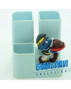 SM_ST_OS Porta Penne Triplo 20177 Azzurro