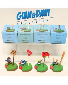 Smurfs Puffi Schlümpfe Schtroumpf Schleich Smurf Pen Set SatB Wallace