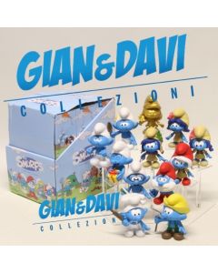 Smurf Smurfs Collectormates PopLife Global Sat 1 with Gold Smurfette