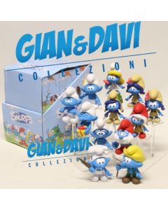 Smurf Smurfs Collectormates PopLife Global Sat 1 with Normal Smurfette