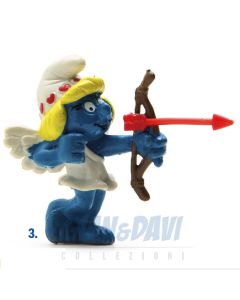 2.0156 20156 Valentine Smurfette Smurf Puffo Puffetta Cupido 3B