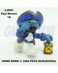 2.0501 20501 Historical Paul Revere Smurf Puffo Puffi Storici 1A