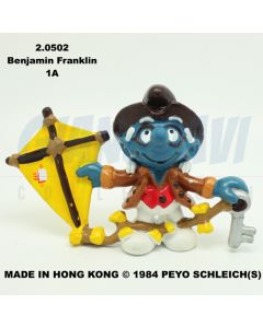2.0502 20502 Historical Benjamin Franklin Smurf Puffo Puffi Storici 1A
