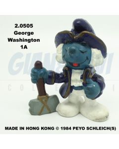 2.0505 20505 Historical George Washington Smurf Puffo Puffi Storici 1A
