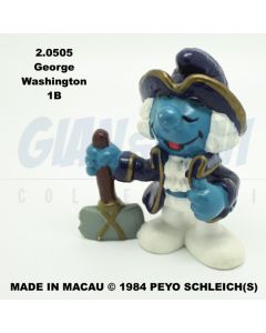 2.0505 20505 Historical George Washington Smurf Puffo Puffi Storici 1B