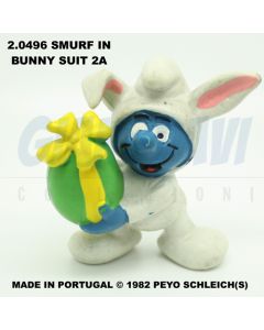 2.0496 20496 Smurf in bunny suit Puffo Coniglio 2A