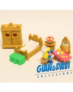 Smurfs Puffi Schtroumpf Schleich 4.0602 Camera di Puffetta 1A no Box