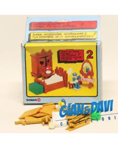 Smurfs Puffi Schtroumpf Schleich 4.0602 Camera di Puffetta 1A + BOX B