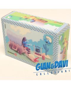 Smurfs Puffi Schtroumpf Schleich 4.0603 Western Playset 2A + BOX 2B Head