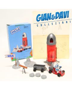 Smurfs Puffi Schlümpfe Schtroumpf Schleich 40604 4.0604 Moonset Box Applause B