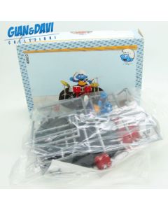 Smurfs Puffi Schtroumpf Schleich 40623 4.0623 Drum Playset Batteria 1A Lucido B