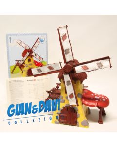 Smurfs Puffi Schlümpfe Schtroumpf Schleich 49020 New Windmills Mulino + Box Head B