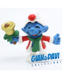 The Smurfs Schleich Prototype Smurf with bell Green Opaque