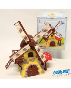 Smurfs Puffi Schlümpfe Schtroumpf Schleich 49020 New Windmills Mulino + Box Head C