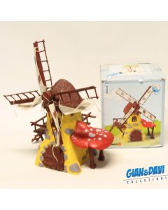 Smurfs Puffi Schlümpfe Schtroumpf Schleich 49020 New Windmills Mulino + Box Head D