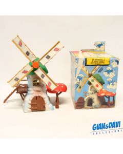 Smurfs Puffi Schtroumpf Schleich 40020 Old Windmills Mulino + Box DE D