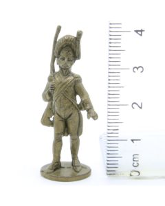 Ferrero Kinder Ü-Ei Soldatini Metallfiguren Soldaten 18-19 - 4 40mm Messing