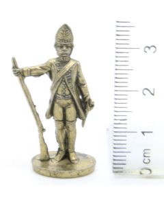 Ferrero Kinder Ü-Ei Soldatini Metallfiguren Soldaten 18-19 - D19 35mm Messing