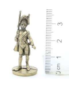 Ferrero Kinder Ü-Ei Soldatini Metallfiguren Soldaten 18-19 - D22 35mm Messing