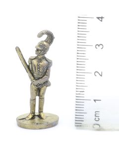 Ferrero Kinder Ü-Ei Soldatini Metallfiguren Soldaten 18-19 - D23 35mm Messing