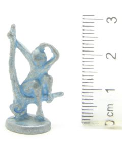 Ü-Ei-MF Tiere auf Sockel - Affe - Eisen Blue