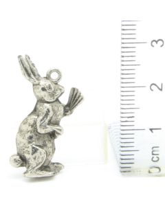 Ü-Ei-MF Tiere auf Sockel - Kaninchen Chrome