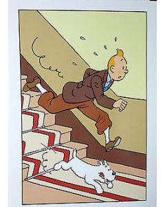 Tintin Moulinsart Postcard Double 15x10cm - 012 