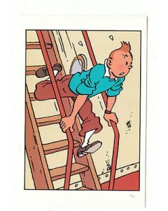 Tintin Moulinsart Postcard Double 15x10cm - 025 Coke en Stock