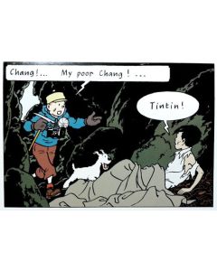 Tintin Moulinsart Postcard 15x10cm - 066 Tintin Tibet Tchang