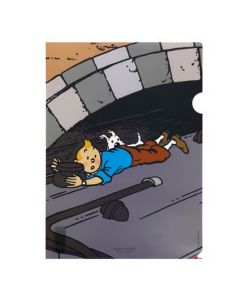 Tintin Cartoleria 15168 Plastic Sleeves - A4 Black Island P31-A3