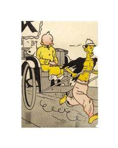 Tintin Cartoleria 15175 Plastic Sleeves - A4 Petit 20e Blue Lotus 1935
