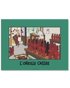 Tintin Moulisart Poster 20110 Broken Ear 80x60cm