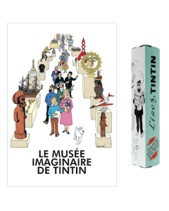 Tintin Moulisart Poster 23004 le musée imaginaire de Tintin