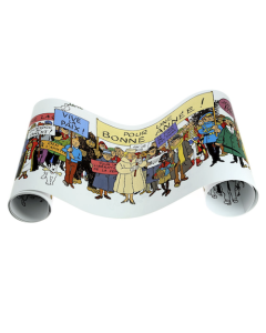 Tintin Moulisart Poster 23005 Tintin frieze poster Greetings card – 1972