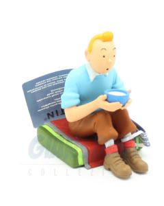 Tintin PVC Big 42444 Tintin Assis Tibet 5,5cm Yellow