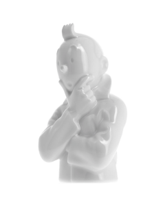 Tintin Sculpture Buste 44201 Tintin Pensive Gloss finish