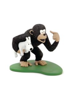 Tintin 45929 Resin Ape Carries Snowy