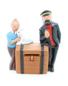 Tintin Banque Faellesbanken 1975 Landsbankinn Denmark 17cm