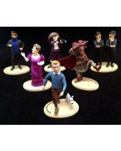 Tintin Carrefour Market 6 Personaggi in Original Box