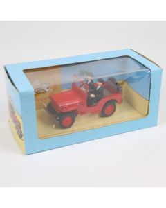 Tintin La Jeep de Dupont et Dupond Au Pays de l'or Noir Hapax 1/18